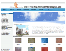 Tablet Screenshot of leather-manufacturer.cn